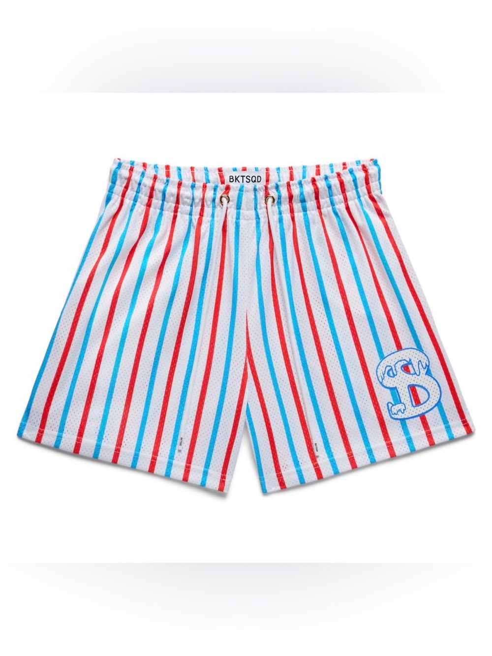 Bucket squad cherry ice shorts Striped Red & Blue Mesh Athletic men’s XS